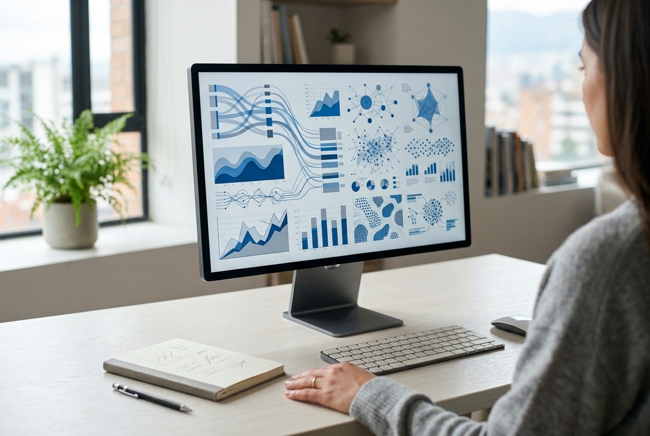 Imagen conceptual de procesamiento de datos