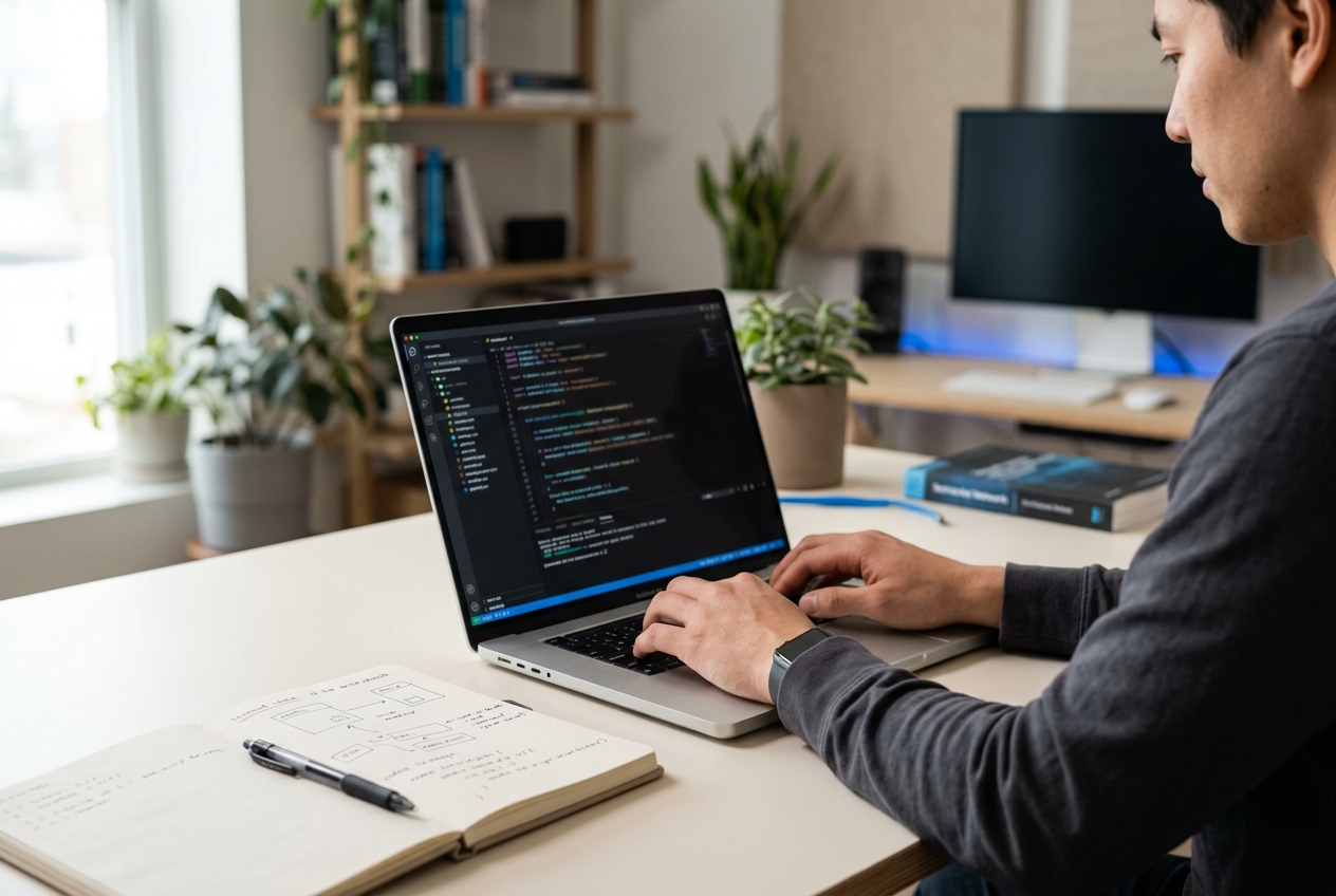 Imagen conceptual de desarrollo de software